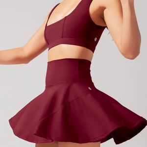 POPFLEX Twirl Skort in Crimson